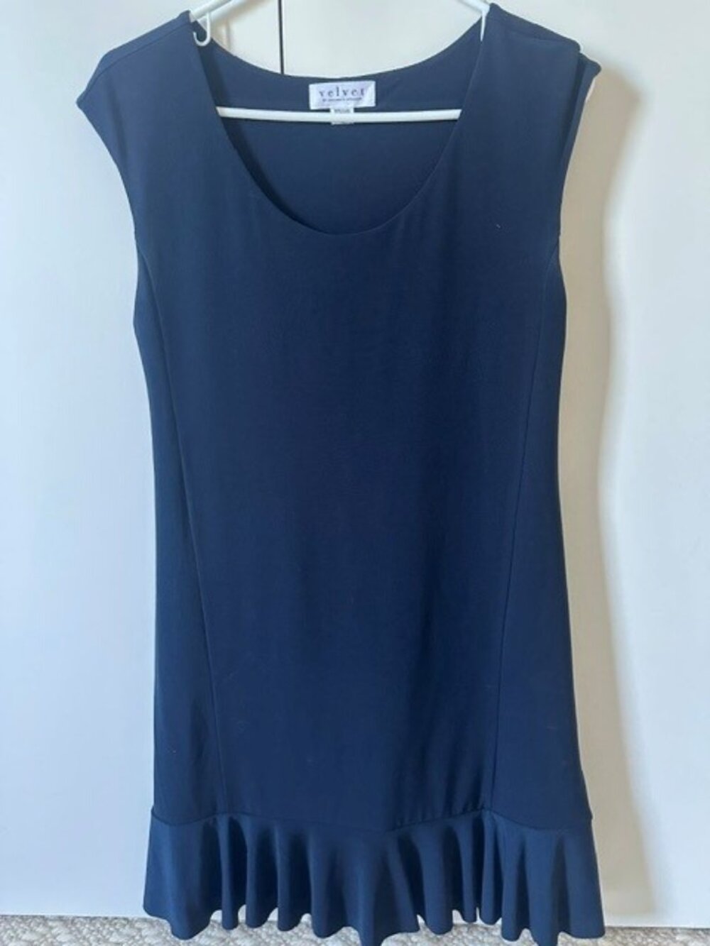 Velvet by Graham and Spencer Navy Blue Dress Size XS